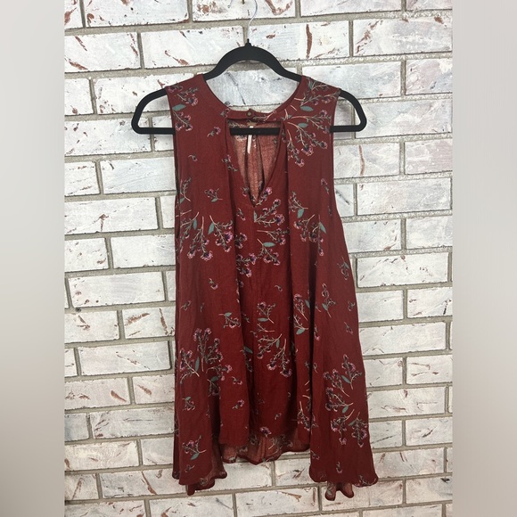 Free People | Flowy Floral Sleeveless Tunic/Dress - Picture 2 of 9